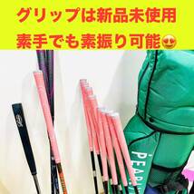 グリップ◎ 本間 ホンマ ゴルフ レディース ゴルフクラブ セット 定価20万円 ML-340 ML-512 LB-606 計12本 キャディバッグ パーリーゲイツ_画像8