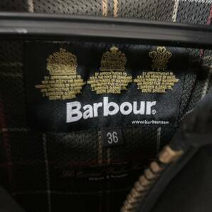 Barbour バブアー ジャケット BEDALE SL ビデイル ノンワックス ネイビー ピーチスキン 36サイズの画像4