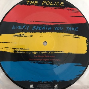 ■UKオリジ7■THE POLICE-ポリス/EVERY BREATH YOU TAKE b/w MURDER BY NUMBERS 1983年 英A＆M 貴重ピクチャーディスク！の画像2