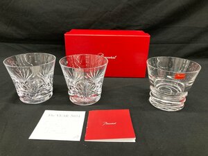 Baccarat　バカラ　グラス　3点まとめ　ルテシア　ローラ　箱付き【CDAD7063】