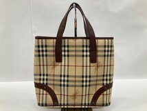 BURBERRY バーバリー ハンドバッグ トートバッグ ノバチェック【CDAF7016】_画像1