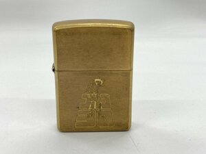 ZIPPO ジッポー　ライター　ゴルゴ30　ゴールドカラー　K ⅩⅢ　収納ケース付き【CDAH8037】