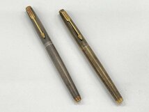 PARKER パーカー　万年筆　STERLING CAP & BARREL/STERLING VERMEIL CAP & BARREL　2点　おまとめ【CDAH8056】_画像6