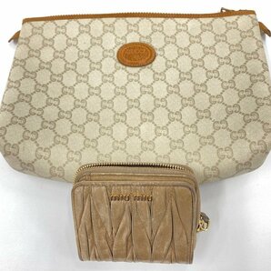 GUCCI PLUS/miumiu/TORY BURCH/RYOKO KIKUCHI 他 トートバッグ ハンドバッグ ポーチ 財布 おまとめ【CDAI3010】の画像2