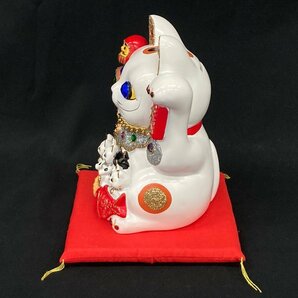 昭和レトロ 招き猫 貯金箱 陶器【CDAK8007】の画像3