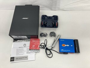 SONY ソニー MZ-E700 ポータブルMDプレーヤー / BOSE ボーズ ワイヤレスイヤホン 774373-0030 2点セット【CDAK1041】