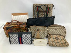 バッグ 9点 おまとめ GUCCI/FENDI/Salvatore Ferragamo/burberrys/FURLA 他【CDAL3010】