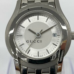 GUCCI グッチ 腕時計 SS オーバル レディース 5500L 15531868 クォーツ ギャラ・箱付【CDAM7032】の画像1