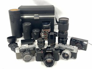 KONICA コニカ/FUJIFILM 富士フィルムなど フィルムカメラ・レンズ・ケース おまとめ【CDAN5008】