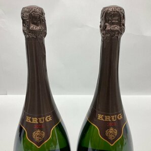 KRUG クリュッグ 2008 BRUT 750ml 12.5％ 箱付き 2本 おまとめ 未開栓 国外酒【CDAI7024】の画像7