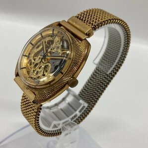 WALTHAM ウォルサム 腕時計 MONACO スケルトン 手巻き 稼働品【CDAP7074】の画像2