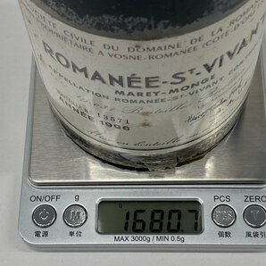 DRC ロマネ・サン・ヴィヴァン ROMANEE-ST-VIVANT 1996年 ワイン 750ml 13％ 未開栓 国外酒 総重量1680.7ｇ【CDAQ8025】の画像9