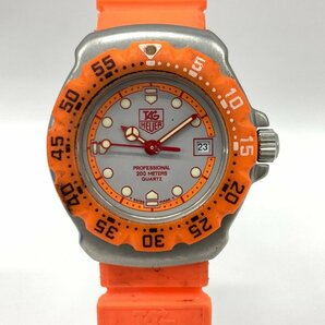 TAG Heuer タグホイヤー フォーミュラー1 腕時計 SS ラバー 373.508 クオーツ 不動品【CDAS7005】の画像1