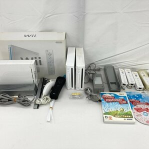 Nintendo 任天堂 Wii 本体 3台 他 ゲーム機器 等 おまとめ セット【CDAS8036】の画像1