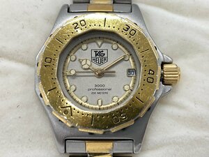 TAG HEUER タグホイヤー プロフェッショナル 3000 腕時計 934 208 不動品【CDAS7002】