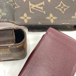 シガレットケース Louis Vuitton エテュイ・シガレット モノグラム M63024・ダミエ N63024/Cartier ギャラ付き おまとめ【CDAU2031】の画像9