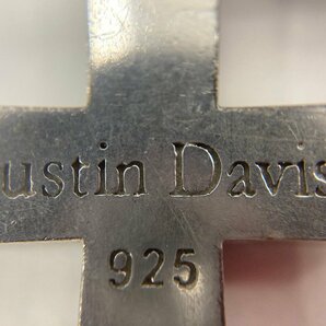 JustinDavis ジャスティンデイビス 925 オニキス クロス ネックレス 10.0ｇ【CDAU9001】の画像5
