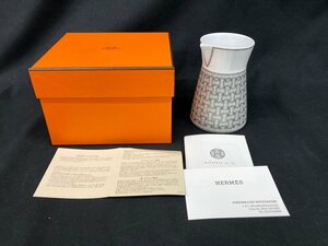 HERMES エルメス ピッチャー 箱付き 白 水差し 容器【CDAV8019】