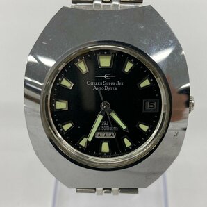 CITIZEN シチズン 腕時計 オートデーター スーパージェット 39J 稼働 ジャンク品【CDAV7088】の画像1