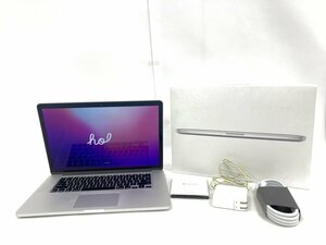 Apple　MacBook Pro　A1398　Retina/15-inch/Mid2015　16GB　512GB　Monterey　シルバー　初期化済み【CDAY3011】