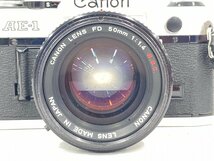 CANON キャノン フィルムカメラ AE1 50mm 1：1.4 1031563【CDAY3055】_画像3