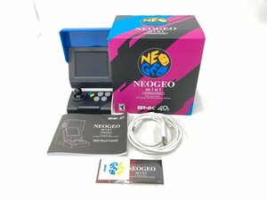 NEOGEO　mini　ネオジオ　ミニ　FM1l1X1800　ゲーム機　箱付き　電源コード付き　説明書付き【CDAZ5018】