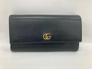 GUCCI グッチ GGマーモント 長財布 456116 496085 箱付き 【CDBA7077】