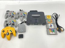 Nintendo 任天堂 NINTENDO64 本体 / コントローラー / ゲームソフト おまとめ セット【CDBA5001】_画像1