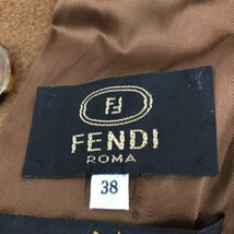 FENDI フェンディ ウール コート サイズ38 【CDAA5027】_画像4