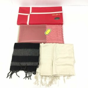 PASHMINA　Paul Smith　ほか　マフラー　ショール　3点まとめ【CDAB5051】