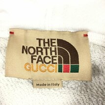 GUCCI グッチ THE NORTH FACE ノースフェイス コラボ パーカー Mサイズ【CDAD5086】_画像4