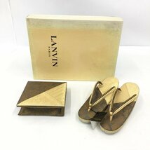 LANVIN　ランバン　草履　ショルダーバッグ　セット　箱付き【CDAD5042】_画像1