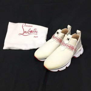 Christian Louboutin　クリスチャンルブタン　スニーカー　38 1/2　保管袋付き【CDAD5050】