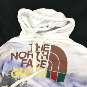 GUCCI グッチ THE NORTH FACE ノースフェイス コラボ パーカー Mサイズ【CDAD5086】の画像3