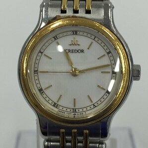 SEIKO セイコー CREDOR クレドール 腕時計 18KT QZ 7371-0090 904542 不動品【CDAM2034】の画像1