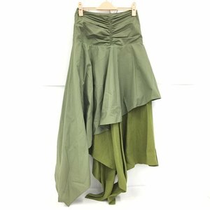 LOEWE ロエベ スカート 緑色 サイズ36 S2195230FA 4160 380【CDAQ5044】