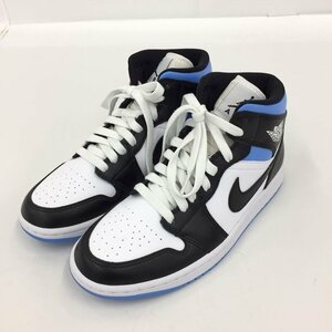 Nike ナイキ スニーカー エアジョーダン1MID ブラック/ユニバーシティブルー【CDAR5049】