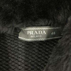 PRADA プラダ ファーコート ブラック サイズ46【CDAV5040】の画像4