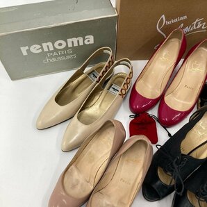 CHRISTIAN LOUBOUTIN クリスチャンルブタン/renoma レノマなど ヒール・サンダル他 おまとめ 6点【CDAG5028】の画像2