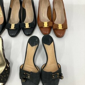 レディース シューズ おまとめ 5点 LouisVuitton/SalvatoreFerragamo【CDAR4033】の画像3