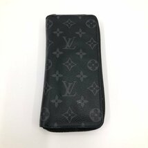 LOUIS VUITTON ルイ ヴィトン 長財布 モノグラム・エクリプス ジッピーウォレットヴェルティカル M62295/MB1159 箱あり【CCBC3018】_画像1