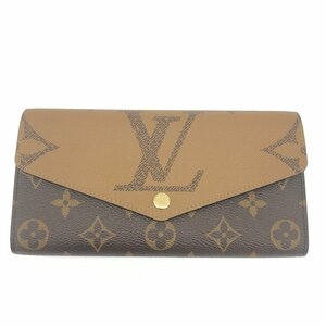 LOUIS VUITTON ルイ・ヴィトン モノグラム リバース ポルトフォイユ・サラ M80726/ICタグ 箱付き【CCAU7075】