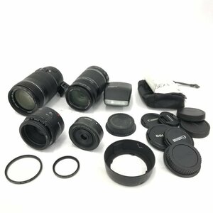 Canon キヤノン　カメラレンズ　EF-M 22mm/EF 50ｍｍ/EF-S 18-135mm/EF-S55-250mm・ストロボ　おまとめ【CCBD5036】