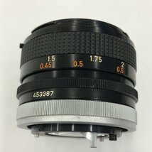 Canon キヤノン　高級単焦点カメラレンズ　FD 50mm 1:1.4 S.S.C【CCBD5026】_画像3