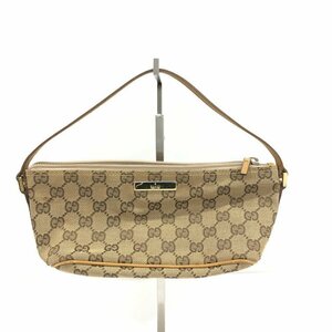 GUCCI グッチ ポーチ GG ベージュ系 レザー 039 1103 2123【CCBE7091】