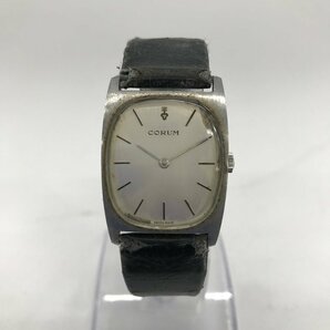 CORUM コルム 腕時計 銀色 不動品 本体のみ【CCBE8043】の画像2