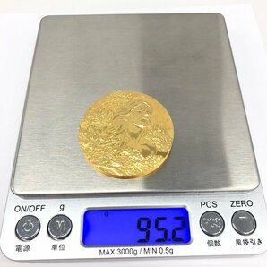 K24 純金 999刻印 桜の通り抜け 紅毛毬2019 金コイン 95.2g【CCBB6033】の画像8