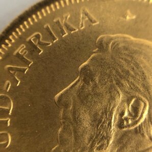 K22 南アフリカ クルーガーランド金貨 1/10oz 総重量3.3ｇ【CCBC7050】の画像7