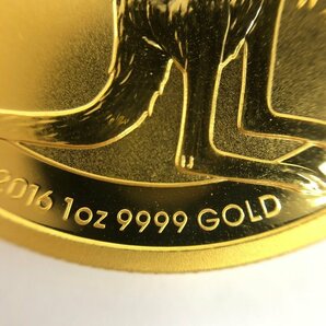 K24IG オーストラリア カンガルー金貨 1oz 総重量31.1ｇ【CCBC6006】の画像4