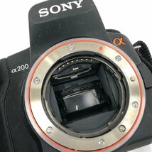 SONY ソニー α200 DSLR-A200 ＋DT3.5-5.6/18-70 0.38ｍ/1.3ft MACRO 通電未確認【CDAA4016】_画像6